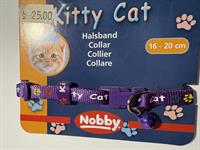 Kitty cat killinghalsbånd Lilla